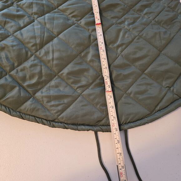 Unbranded Utility Jacket Women's Small Green Full Zip Up Pockets Quilted NWOT - Picture 10 of 16